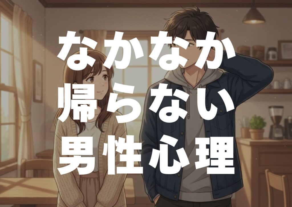 なかなか帰らない男性心理