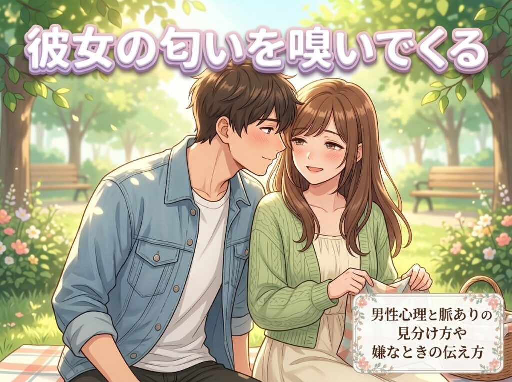 【彼女の匂いを嗅いでくる】男性心理と脈ありの見分け方や嫌なときの伝え方