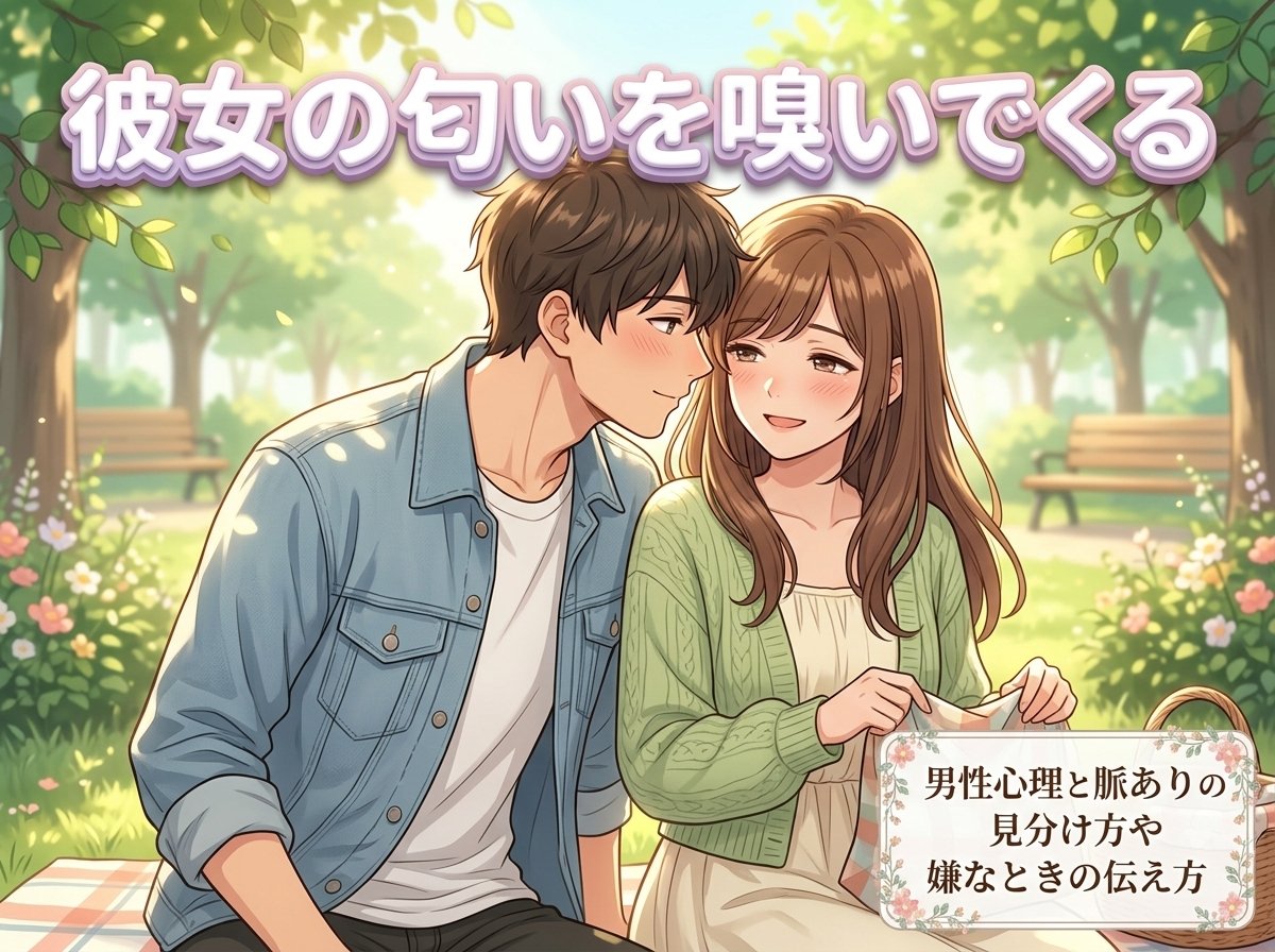 【彼女の匂いを嗅いでくる】男性心理と脈ありの見分け方や嫌なときの伝え方