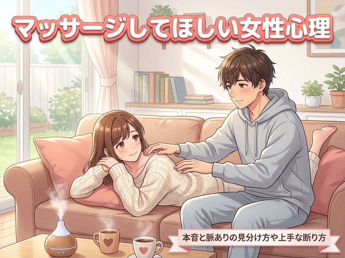 【マッサージしてほしい女性心理】の本音と脈ありの見分け方や上手な断り方