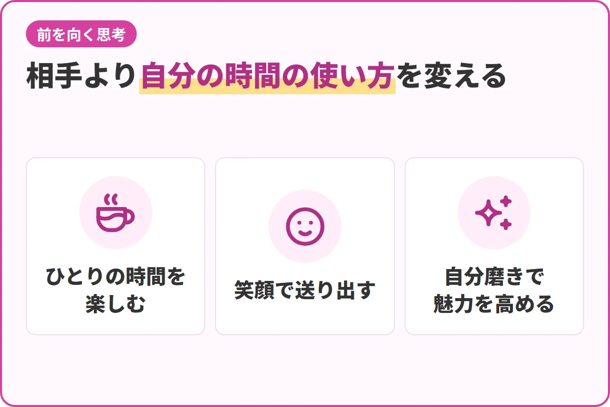 相手より自分の時間の使い方を変える
