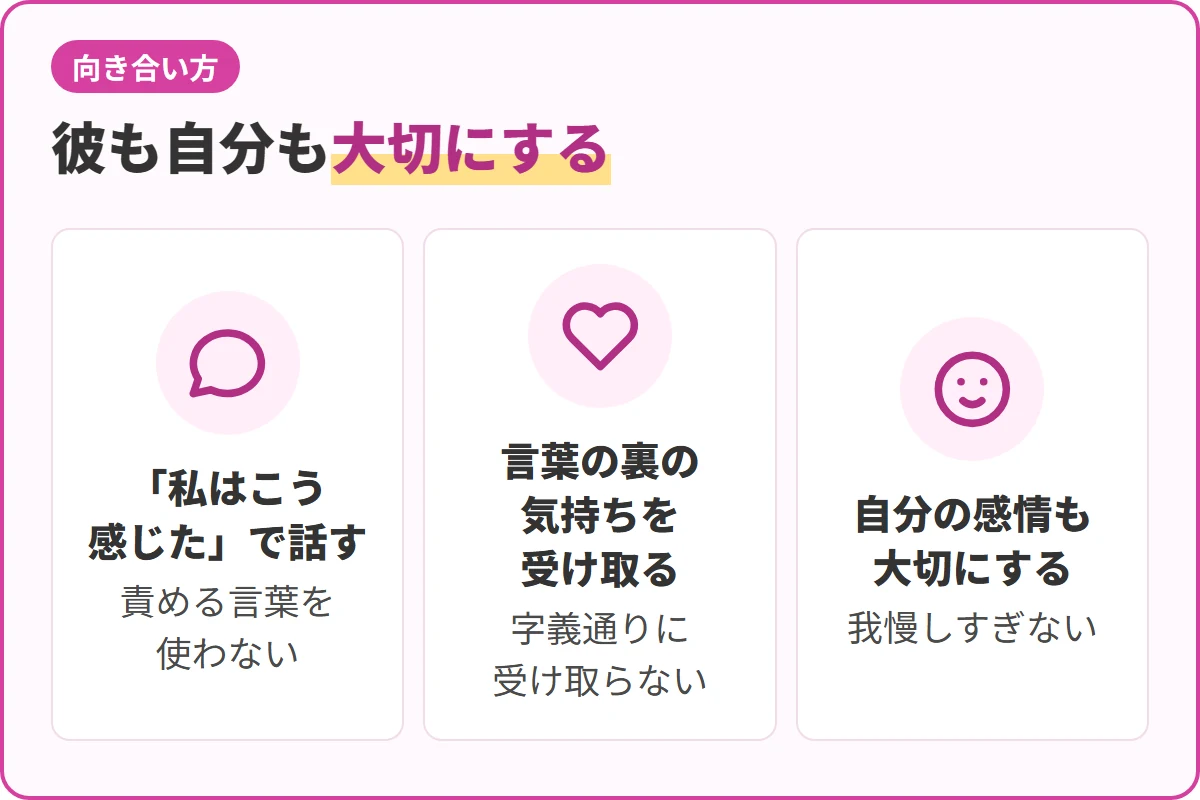 彼も自分も大切にする